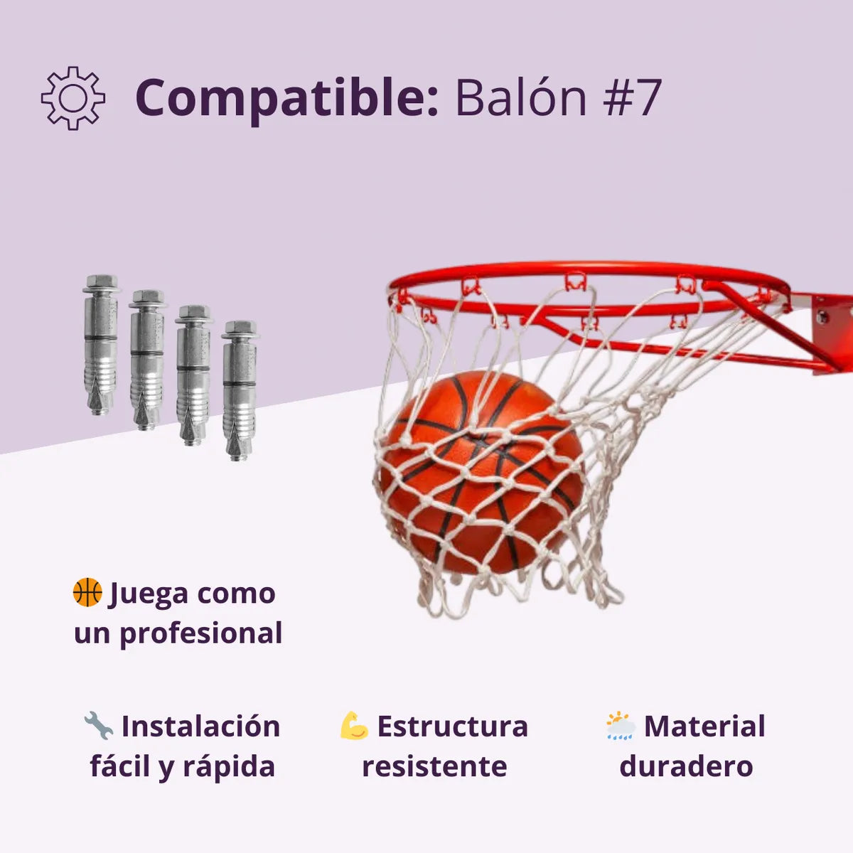 Aro de Basquetbol Pro Grande