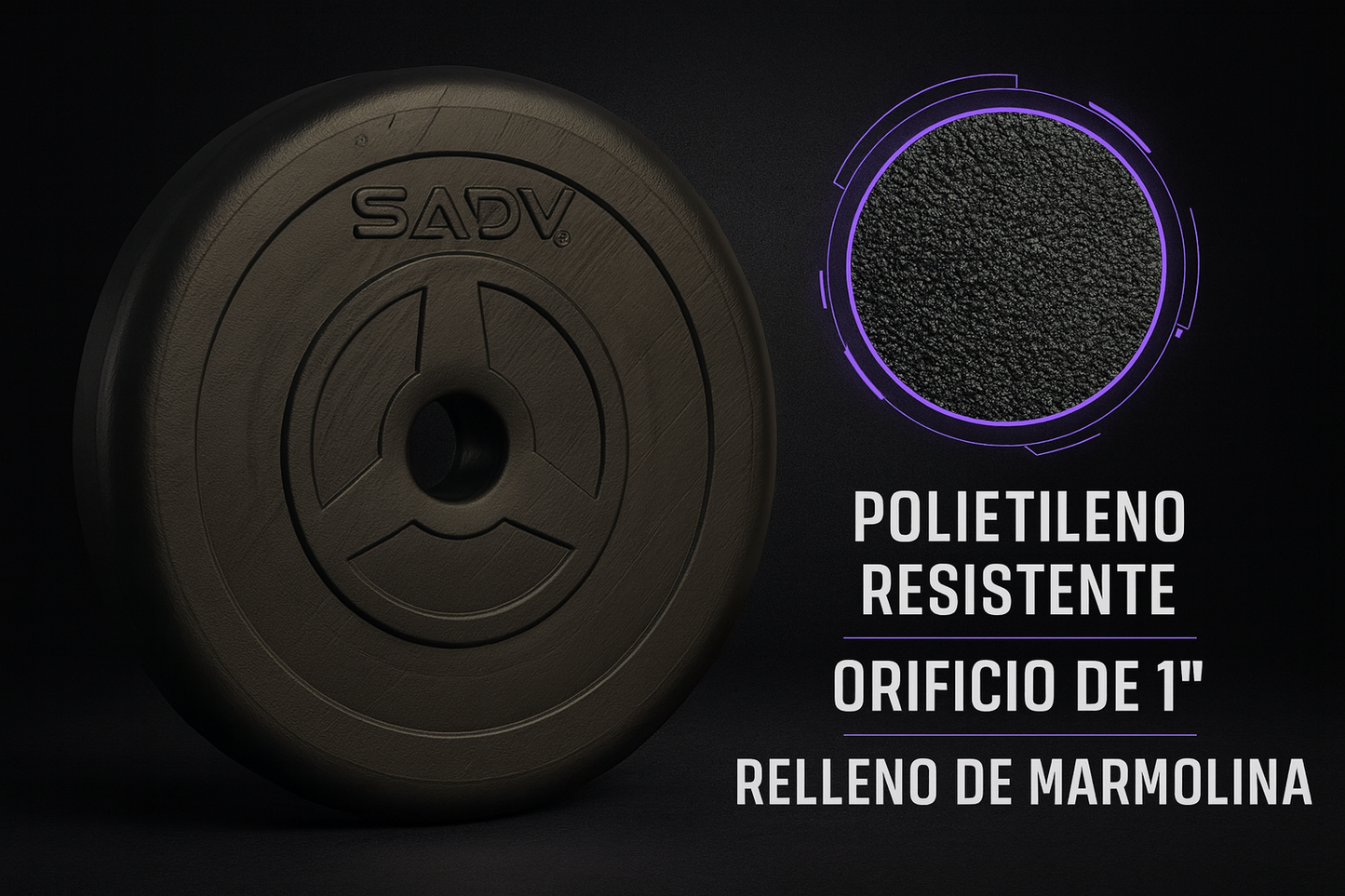 Barra Recta de 10kg - 30kg