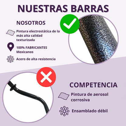 Barras para mancuernas