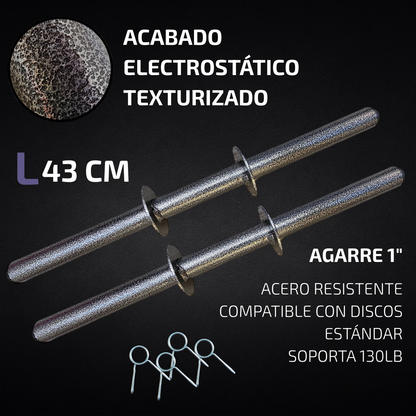 Barras para mancuernas