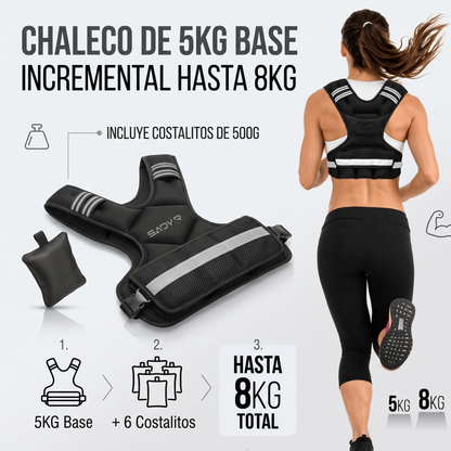 CHALECO CON PESO AJUSTABLE  CANTERA
